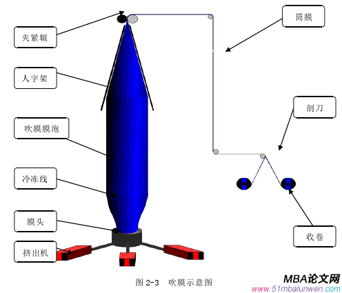 图 2-3 吹膜示意图